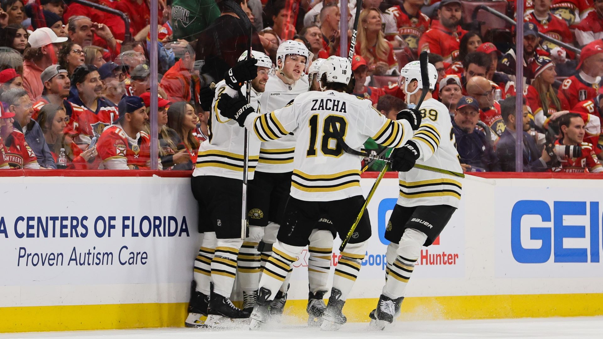 Bruins Wrap: Second-Period Response Leads To Game 1 Win Over Panthers