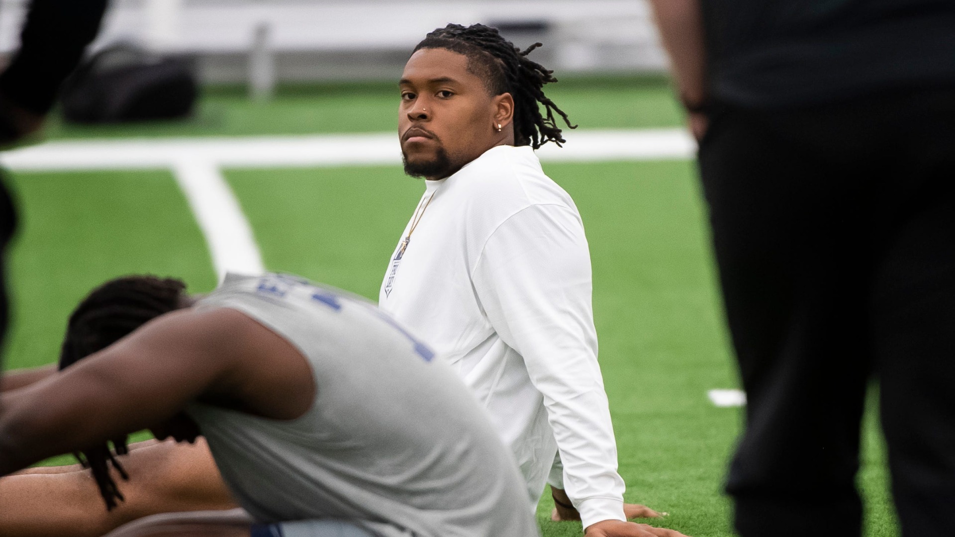 How Patriots' Caedan Wallace Feels Position Change Going After Minicamp