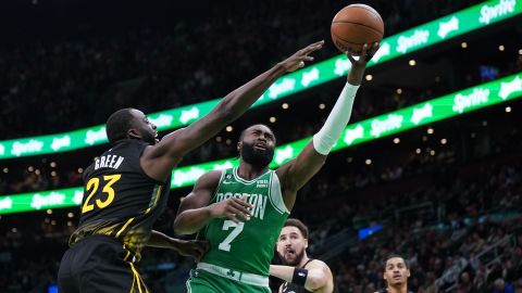 Golden State Warriors forward Draymond Green and Boston Celtics guard