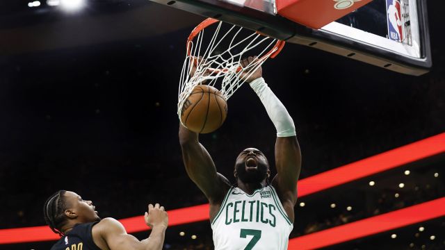 Boston Celtics forward Jaylen Brown