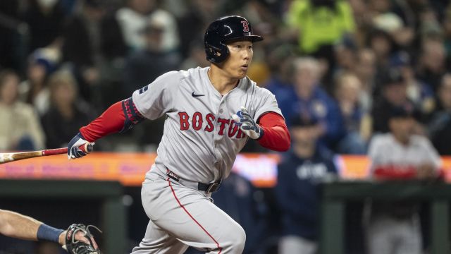 Boston Red Sox designated hitter Masataka Yoshida