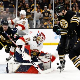 Boston Bruins and Florida Panthers goaltender Sergei Bobrovsky