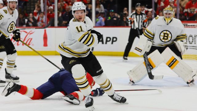 Boston Bruins forward Trent Frederic