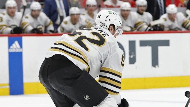Boston Bruins defenseman Andrew Peeke