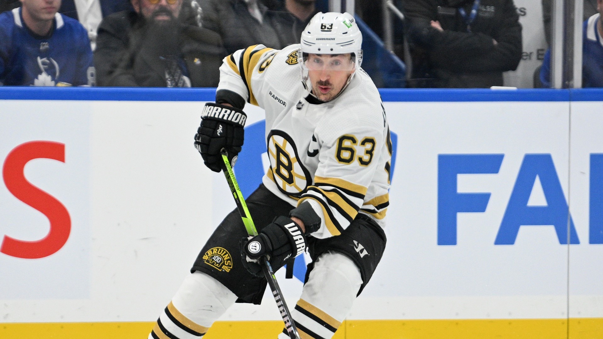 Bruins’ Brad Marchand Returns To Ice Before Game 5 Vs. Panthers