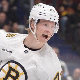 Boston Bruins forward Danton Heinen