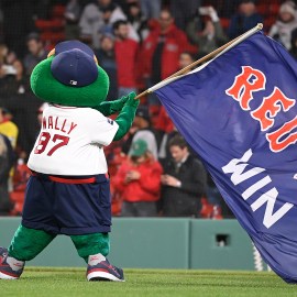 Boston Red Sox Mascot Wally The Green Monster