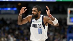 Dallas Mavericks guard Kyrie Irving