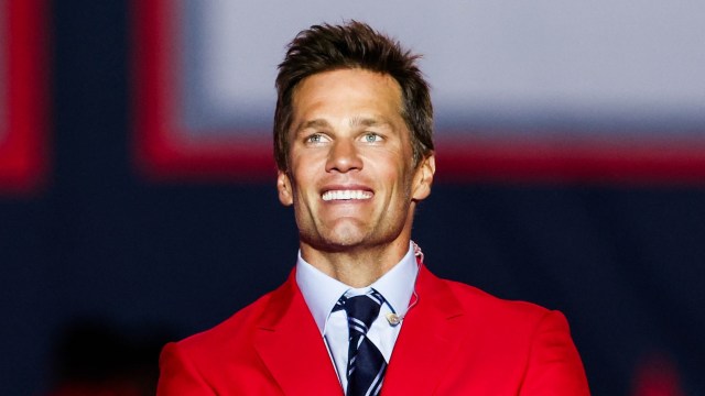 Patriots Hall of Fame inductee Tom Brady