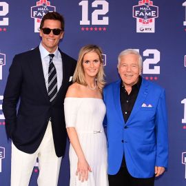 New England Patriots legend Tom Brady and owner Robert Kraft