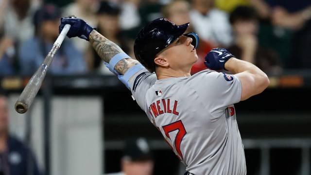 Boston Red Sox outfielder Tyler O'Neill