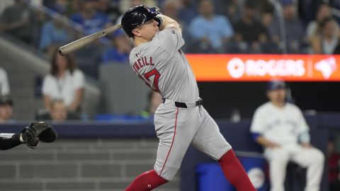 Boston Red Sox outfielder Tyler O'Neill