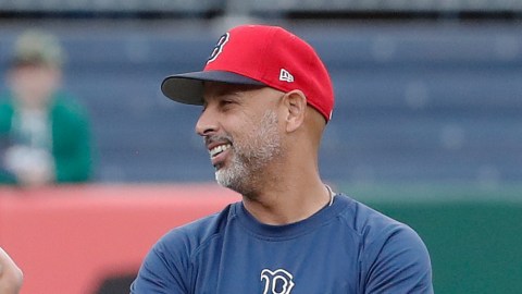 Boston Red Sox manager Alex Cora