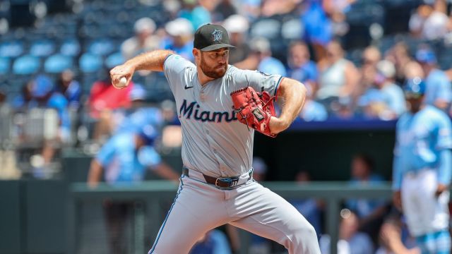 Miami Marlins reliever Anthony Bender