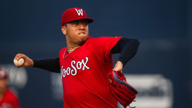 Boston Red Sox pitching prospect Bryan Mata