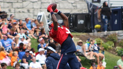 New England Patriots wide receiver DeMario Douglas