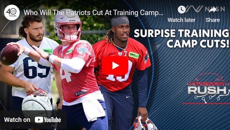 Patriots Announce Surprising Roster Moves Before Training Camp