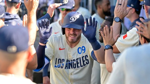 Los Angeles Dodgers second baseman Gavin Lux