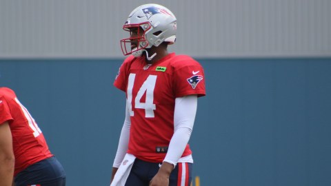 New England Patriots quarterback Jacoby Brissett