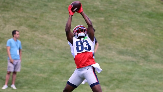 New England Patriots wide receiver Jalen Reagor