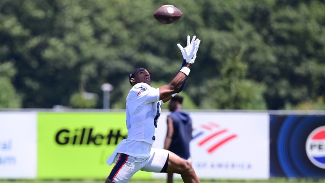 New England Patriots wide receiver Javon Baker