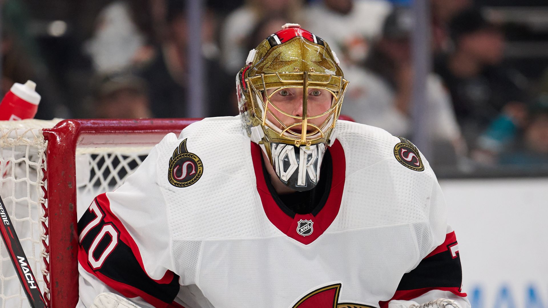 New Bruins Goalie Joonas Korpisalo Addresses Struggles With Senators