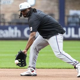 Miami Marlins first baseman Josh Bell