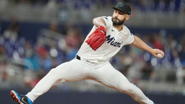 Miami Marlins pitcher Tanner Scott