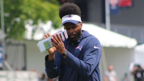 New England Patriots assistant wide receivers coach Tiquan Underwood