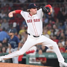 Boston Red Sox pitcher Trey Wingenter