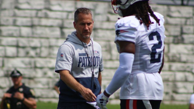 New England Patriots wide receivers coach Tyler Hughes