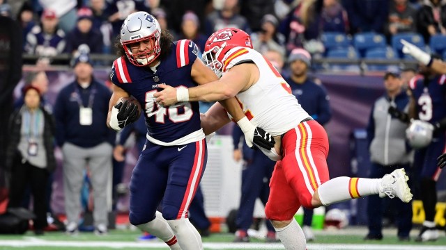 New England Patriots linebacker Jahlani Tavai