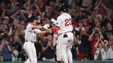 Boston Red Sox designated hitter Masataka Yoshida, infielder Romy González