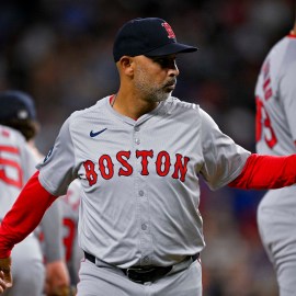 Boston Red Sox manager Alex Cora