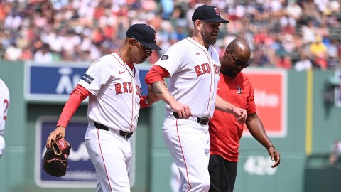 Boston Red Sox manager Alex Cora, starting pitcher James Paxton