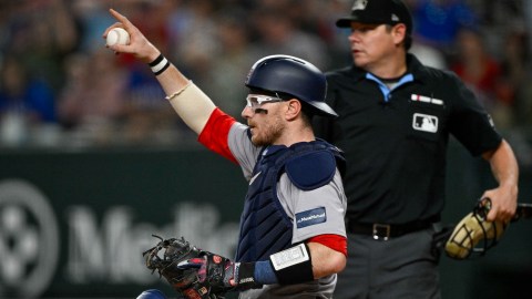 Boston Red Sox catcher Danny Jansen