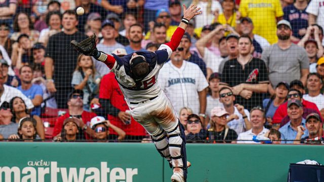 Boston Red Sox catcher Danny Jansen