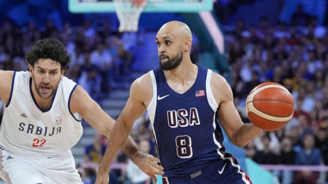 Team USA and Boston Celtics guard Derrick White