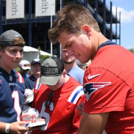 New England Patriots quarterback Drake Maye