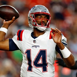 New England Patriots quarterback Jacoby Brissett