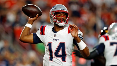 New England Patriots quarterback Jacoby Brissett