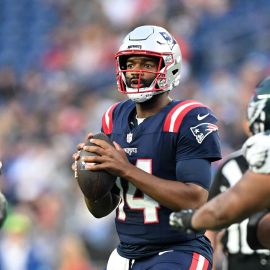 New England Patriots quarterback Jacoby Brissett