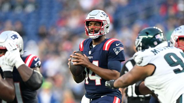 New England Patriots quarterback Jacoby Brissett