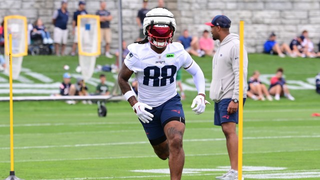 New England Patriots tight end Jaheim Bell