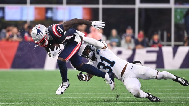 New England Patriots wide receiver Jalen Reagor