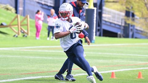 New England Patriots wide receiver Javon Baker