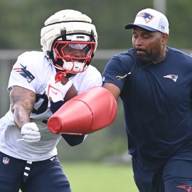 New England Patriots head coach Jerod Mayo