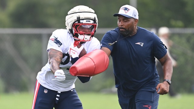 New England Patriots head coach Jerod Mayo