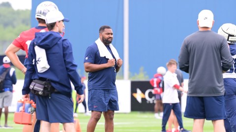 New England Patriots head coach Jerod Mayo