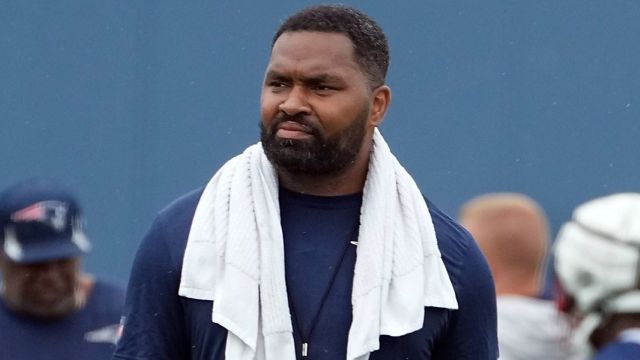 New England Patriots head coach Jerod Mayo